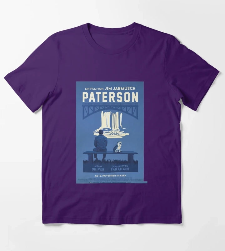 Paterson The Movie Poster T-Shirt Purple