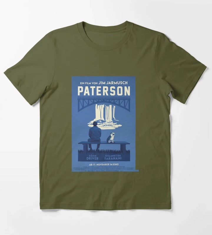 Paterson The Movie Poster T-Shirt Olive Green