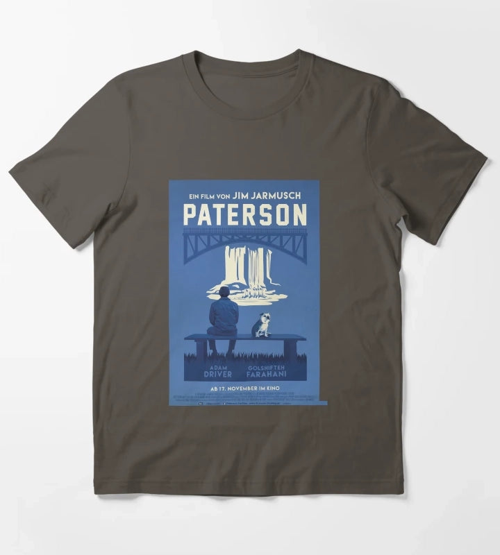 Paterson The Movie Poster T-Shirt Dark Grey