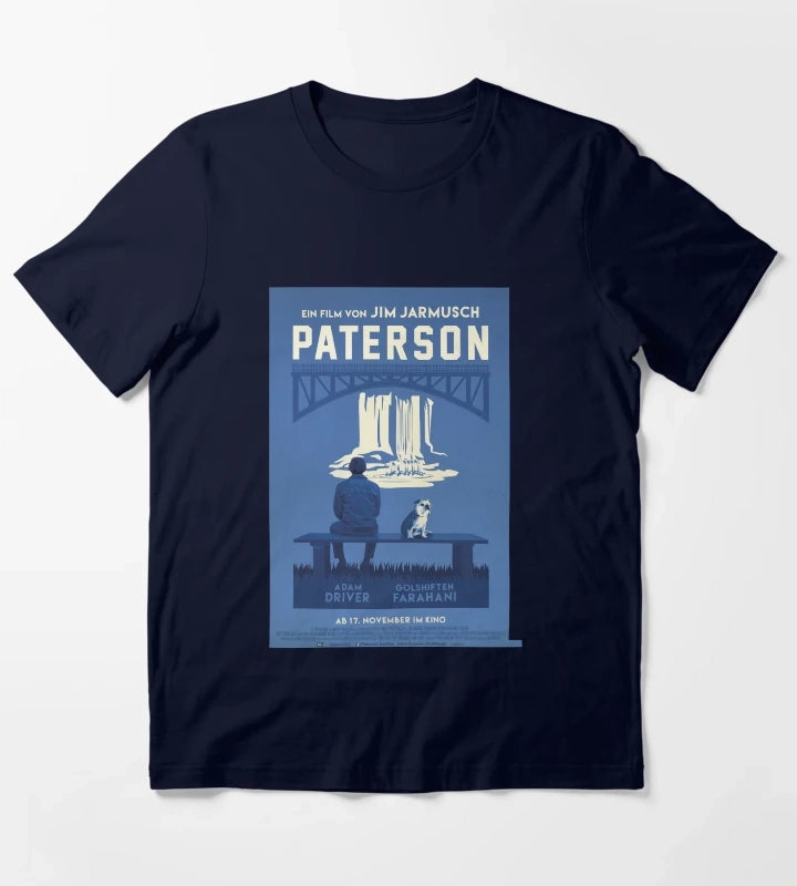 Paterson The Movie Poster T-Shirt Navy