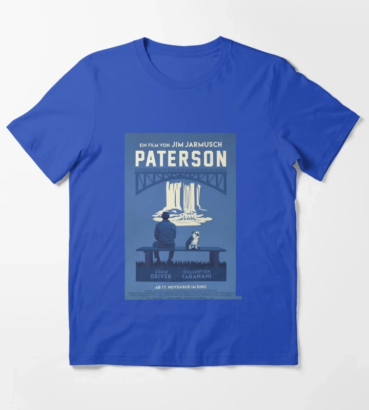 Paterson The Movie Poster T-Shirt Blue