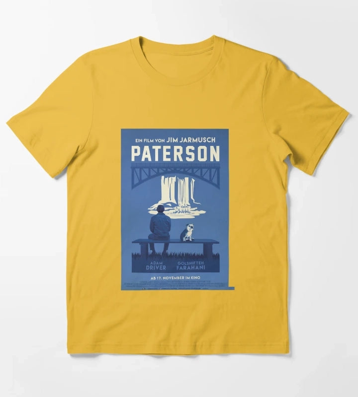 Paterson The Movie Poster T-Shirt Yellow