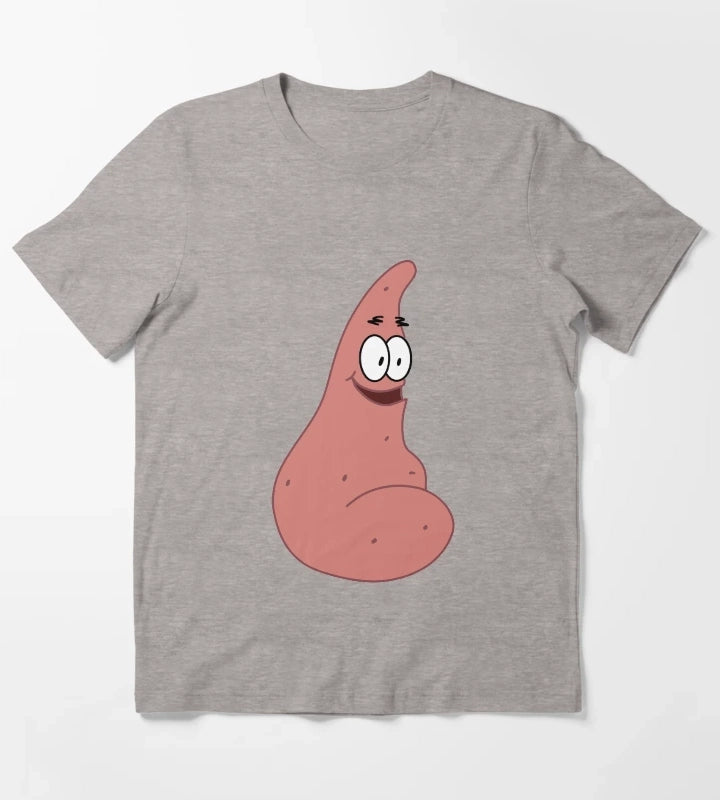 Patrick With No Arms Or Legs T-Shirt Heather Grey