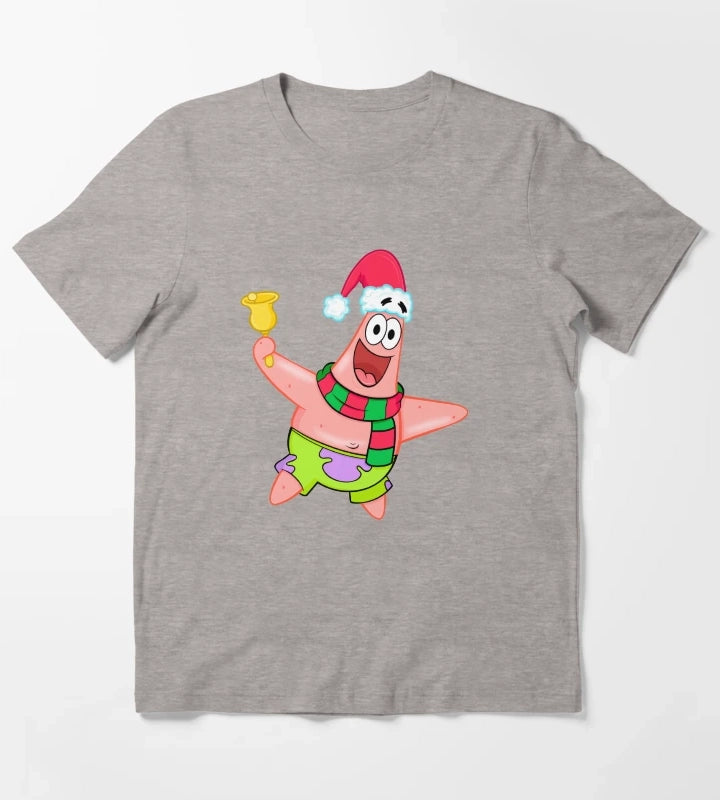 Patrick Xmas T-Shirt Heather Grey