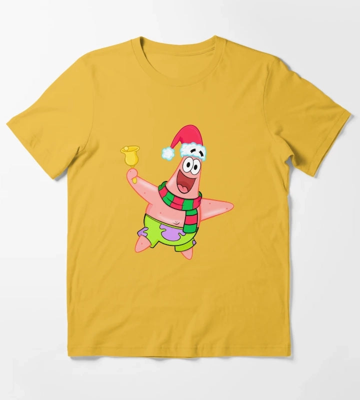 Patrick Xmas T-Shirt Yellow