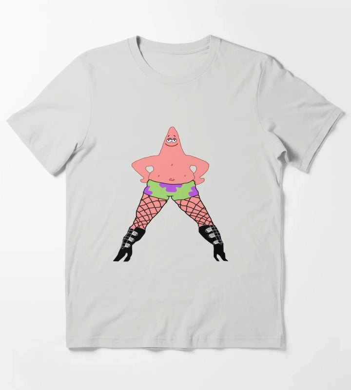 Patrick in Heels T-Shirt Light Grey