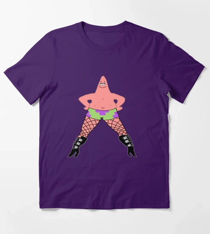 Patrick in Heels T-Shirt Purple