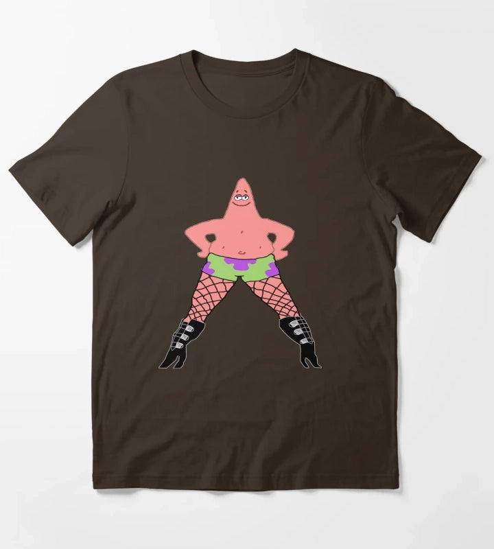 Patrick in Heels T-Shirt Brown