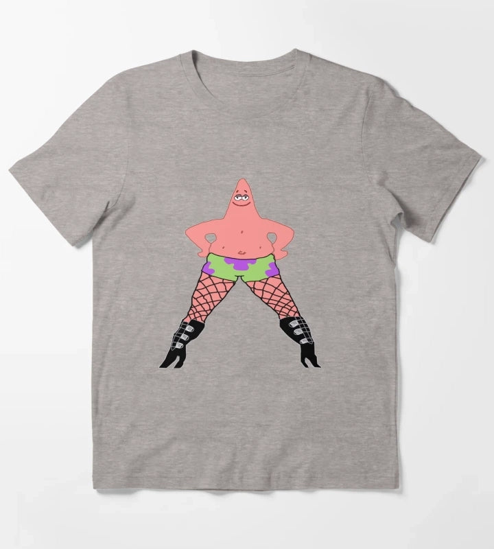 Patrick in Heels T-Shirt Heather Grey