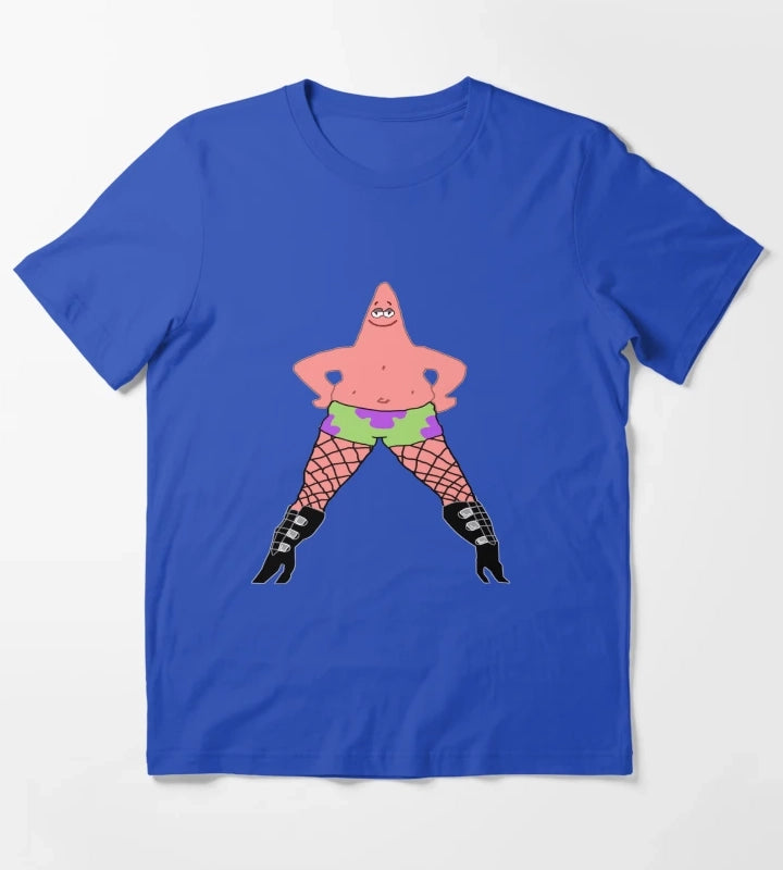 Patrick in Heels T-Shirt Blue