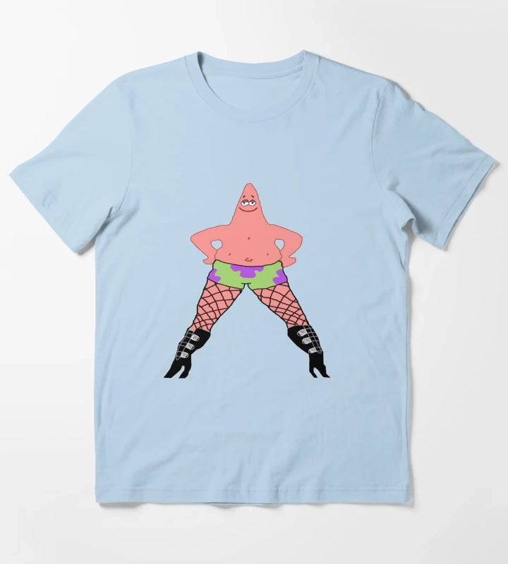 Patrick in Heels T-Shirt Sky Blue