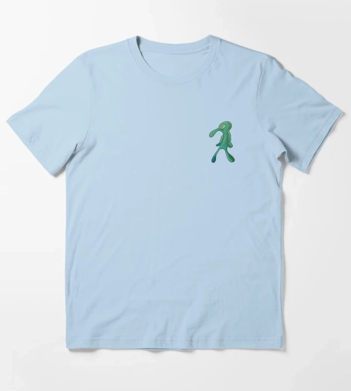 Pattern Bold n Brash Spongebob Squarepants T-Shirt Sky Blue