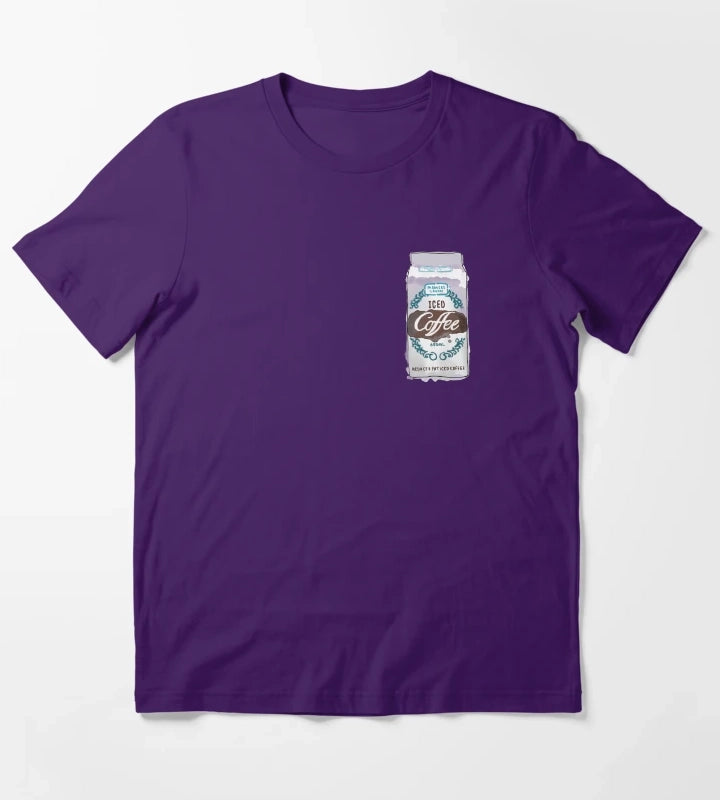 Patterned FU T-Shirt Purple