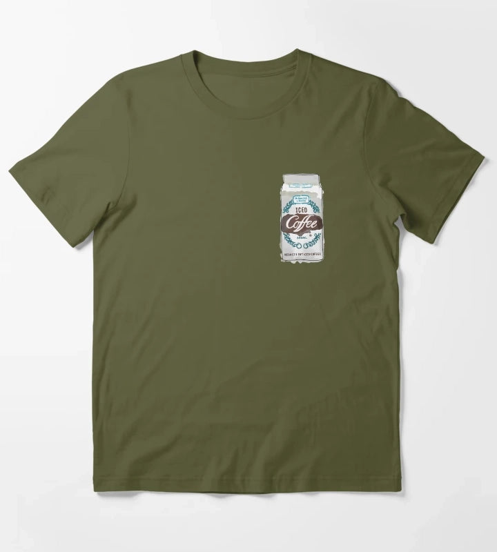 Patterned FU T-Shirt Olive Green
