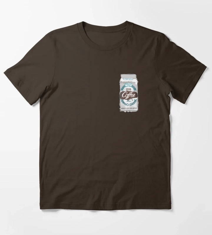 Patterned FU T-Shirt Brown