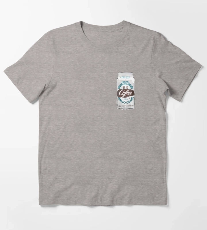 Patterned FU T-Shirt Heather Grey