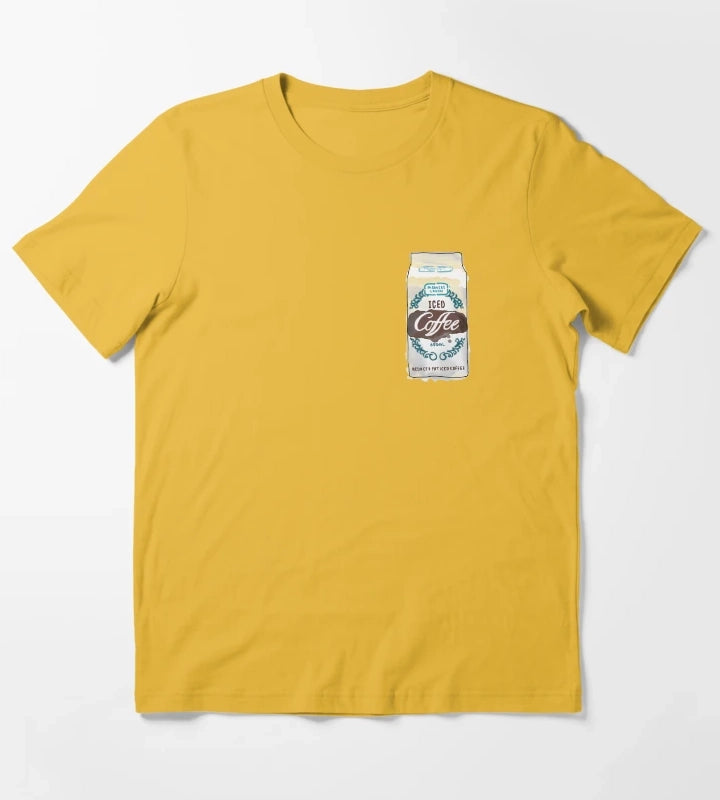 Patterned FU T-Shirt Yellow