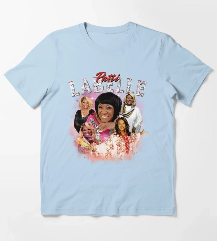 Patti LaBelle Soul Diva T-Shirt Sky Blue