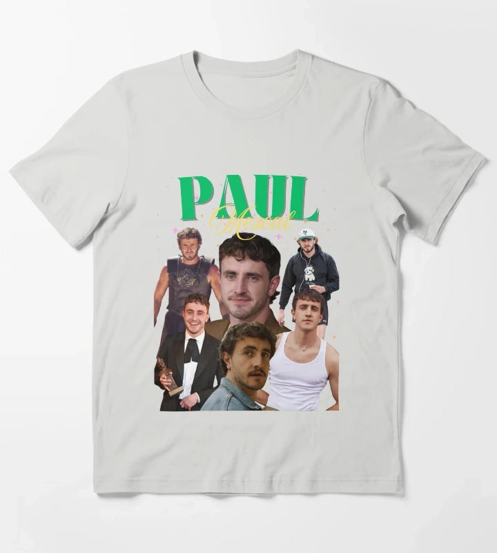 Paul Mescal Vintage TShirt T-Shirt Light Grey