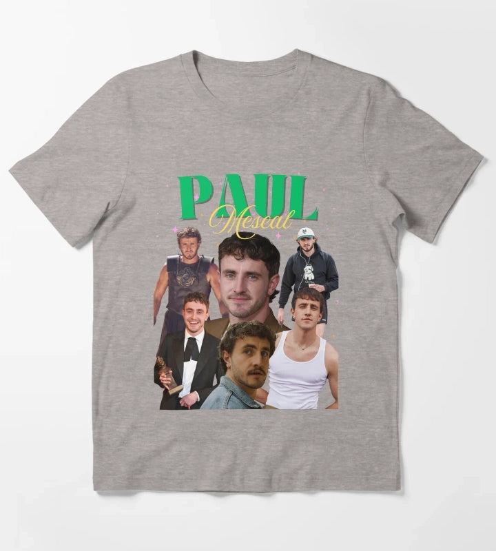 Paul Mescal Vintage TShirt T-Shirt Heather Grey