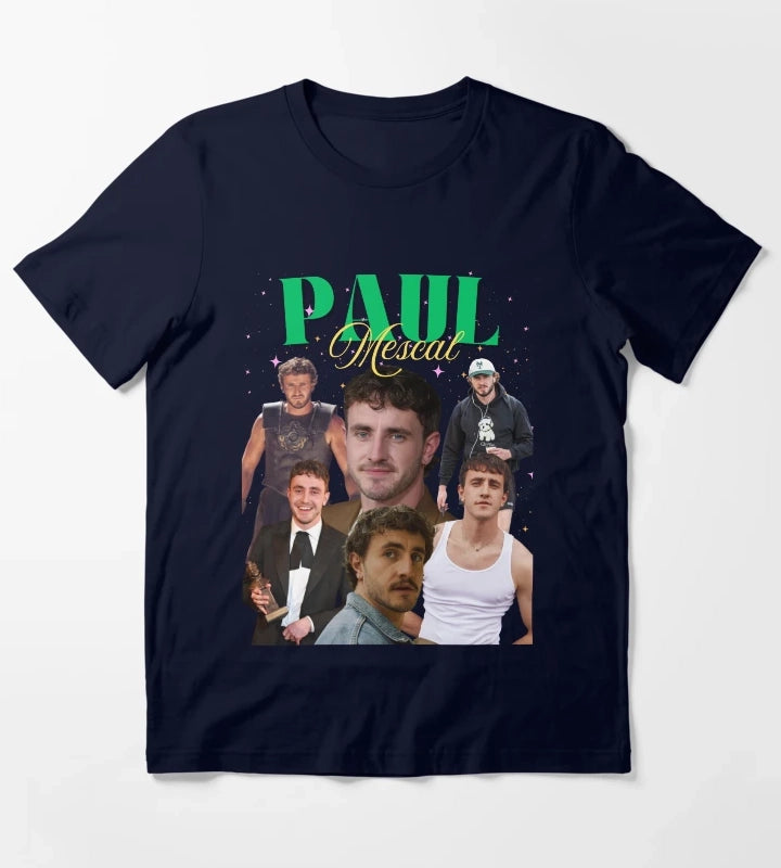 Paul Mescal Vintage TShirt T-Shirt Navy