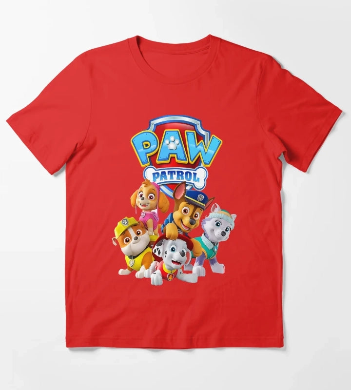 Paw Patrol Dog Heroes T-Shirt Red