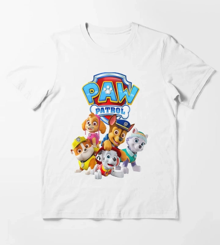 Paw Patrol Dog Heroes T-Shirt White
