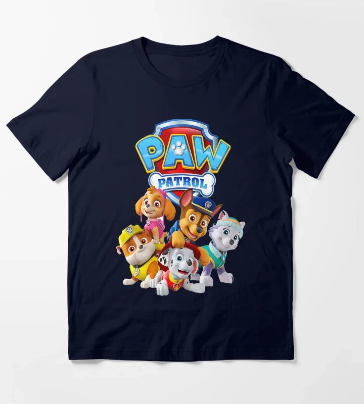 Paw Patrol Dog Heroes T-Shirt Navy