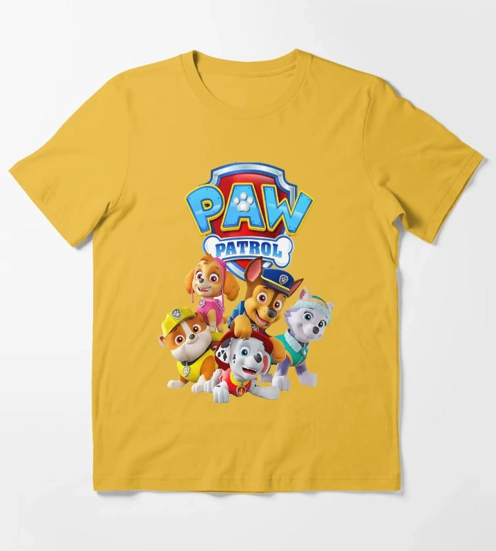 Paw Patrol Dog Heroes T-Shirt Yellow