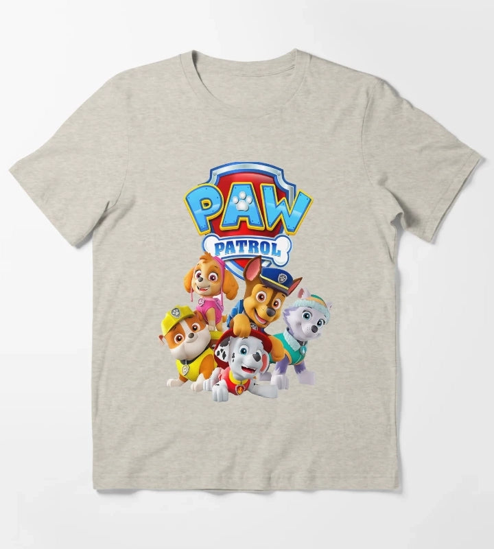 Paw Patrol Dog Heroes T-Shirt Cream