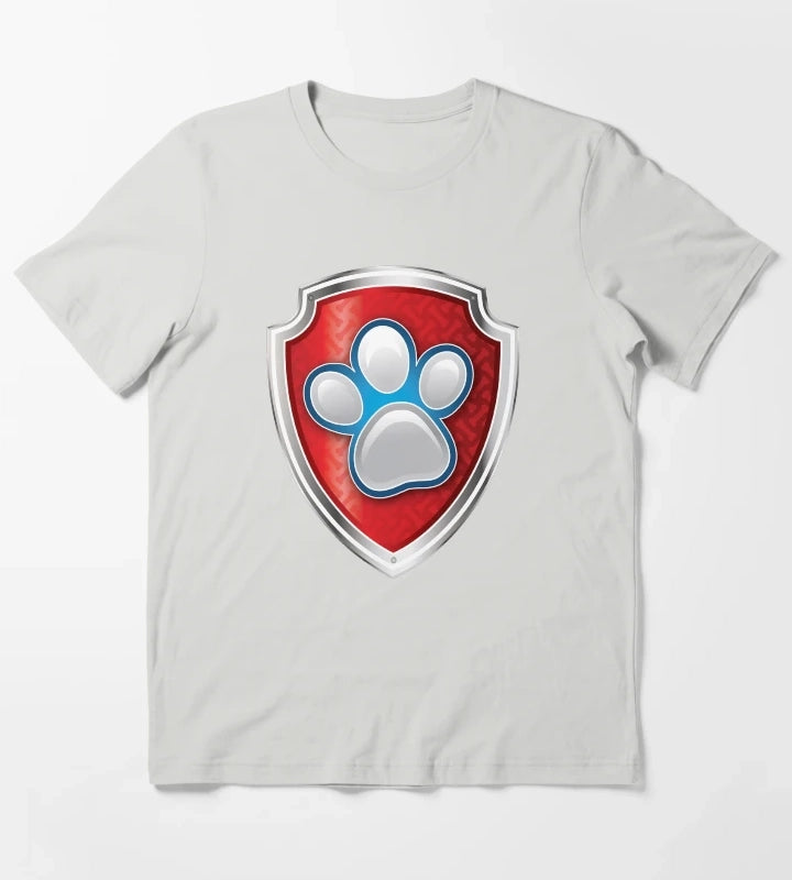 Paw Patrol Fanart T-Shirt Light Grey