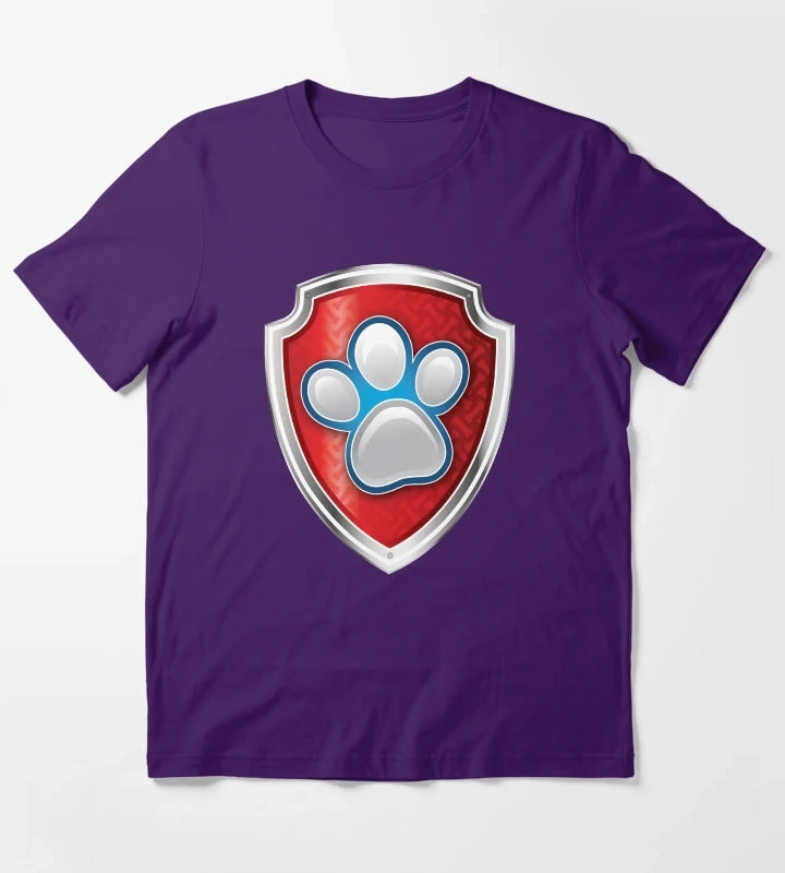 Paw Patrol Fanart T-Shirt Purple