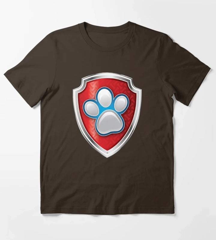 Paw Patrol Fanart T-Shirt Brown