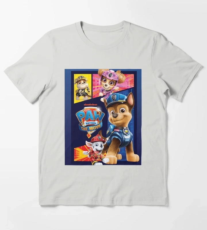 Paw Patrol Movie Heroes T-Shirt Light Grey