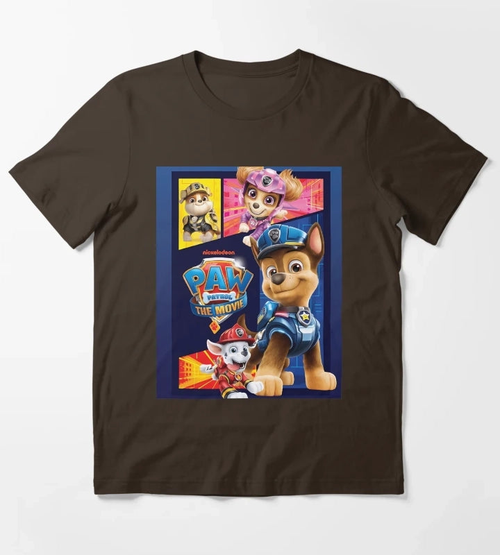 Paw Patrol Movie Heroes T-Shirt Brown