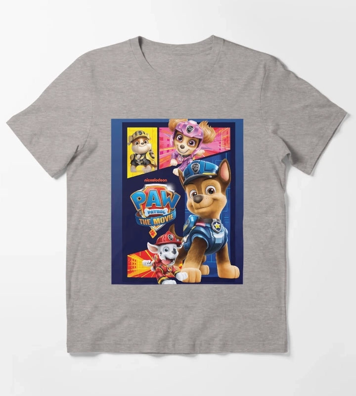 Paw Patrol Movie Heroes T-Shirt Heather Grey