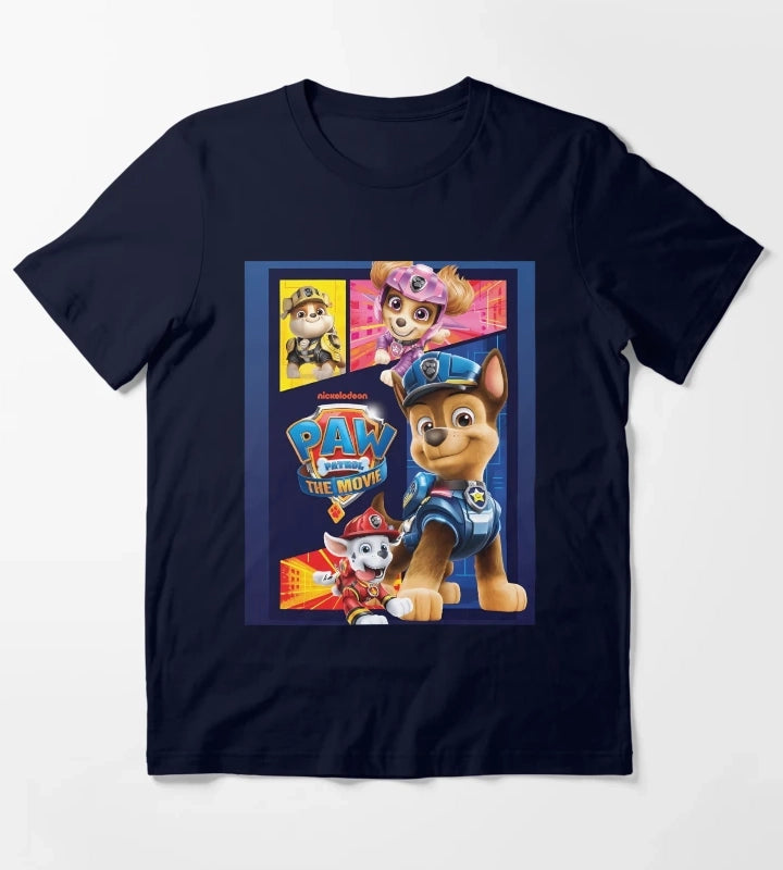 Paw Patrol Movie Heroes T-Shirt Navy