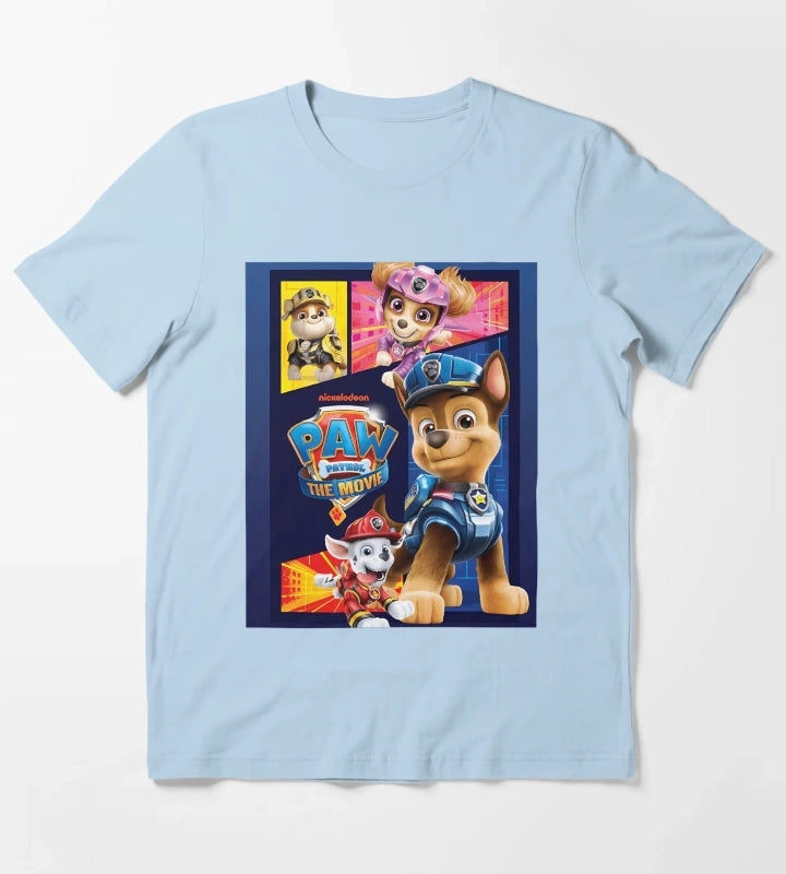 Paw Patrol Movie Heroes T-Shirt Sky Blue