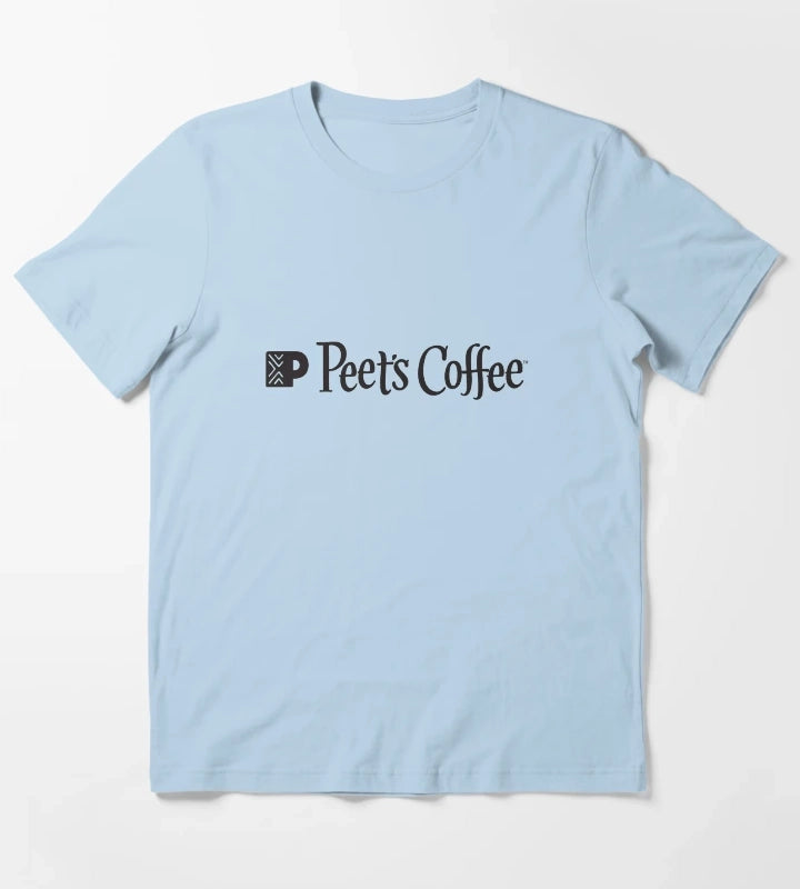 Peets Coffee Cafe T-Shirt Sky Blue