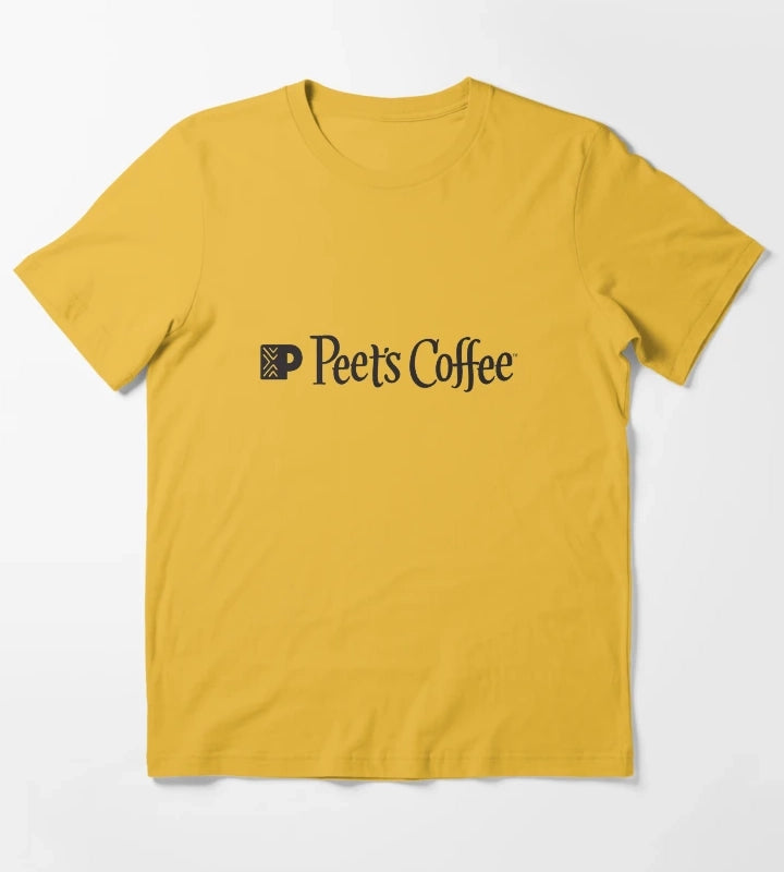 Peets Coffee Cafe T-Shirt Yellow