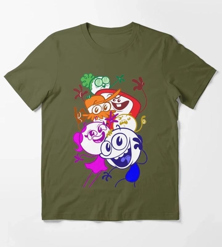 Pencilmation Crew T-Shirt Olive Green