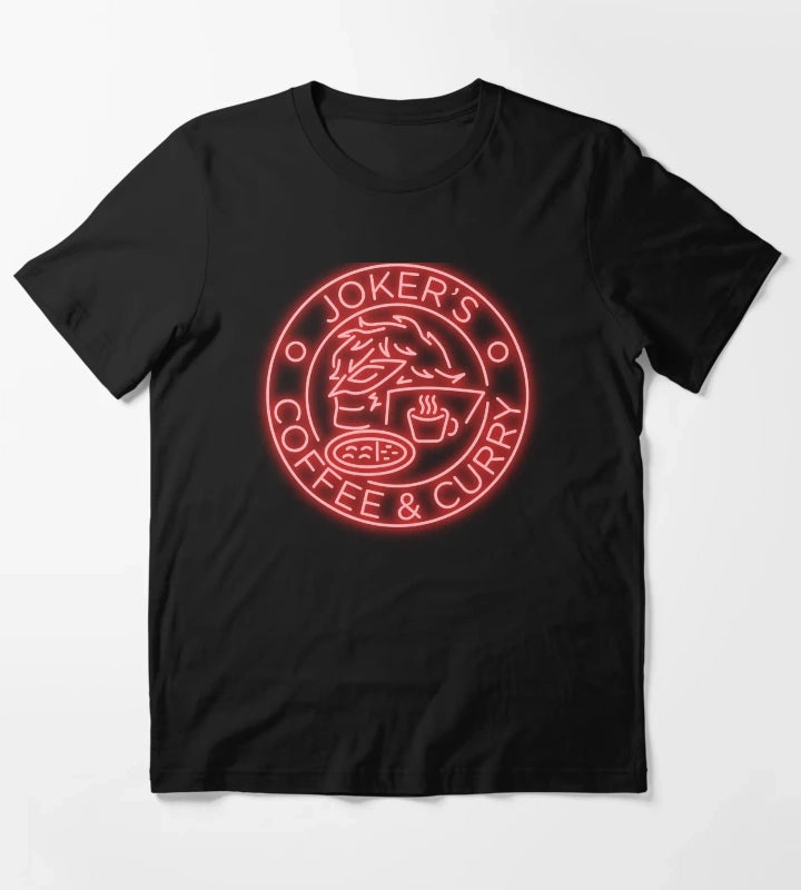 Persona 5 Jokers Coffee Curry Neon Ver T-Shirt
