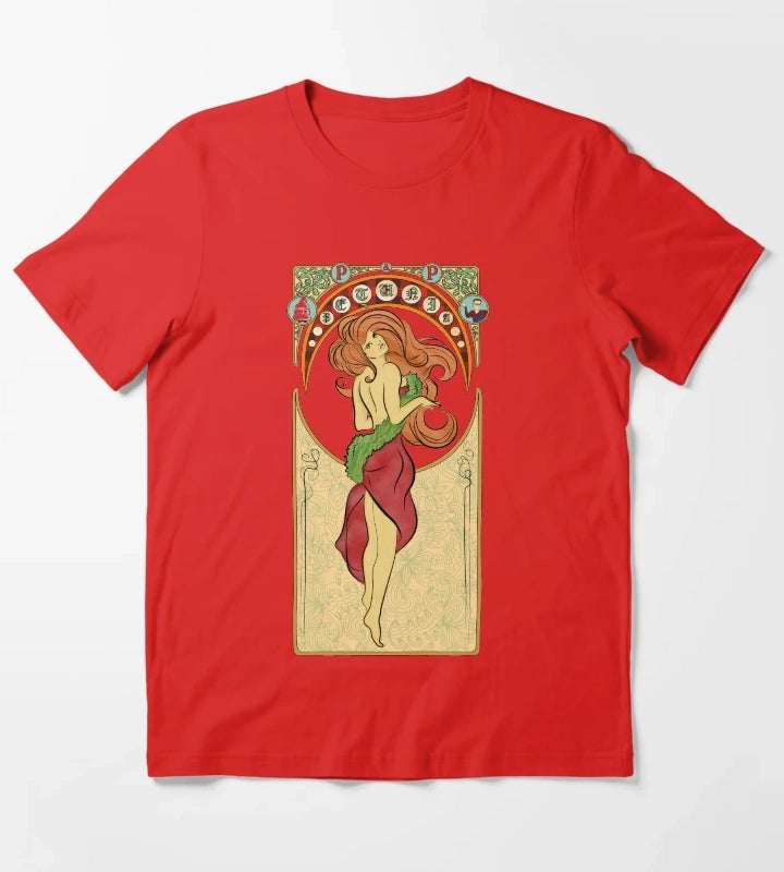 Pete n Pete Art Nouveau T-Shirt Red