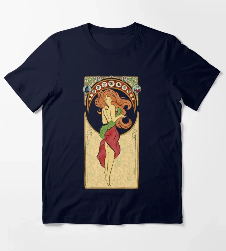 Pete n Pete Art Nouveau T-Shirt Navy