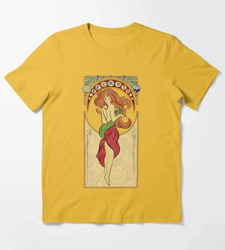 Pete n Pete Art Nouveau T-Shirt Yellow
