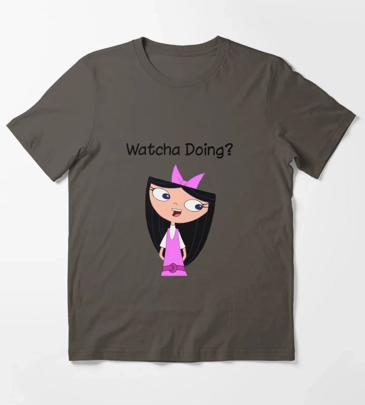 Phineas and Ferb Isabella T-Shirt Dark Grey