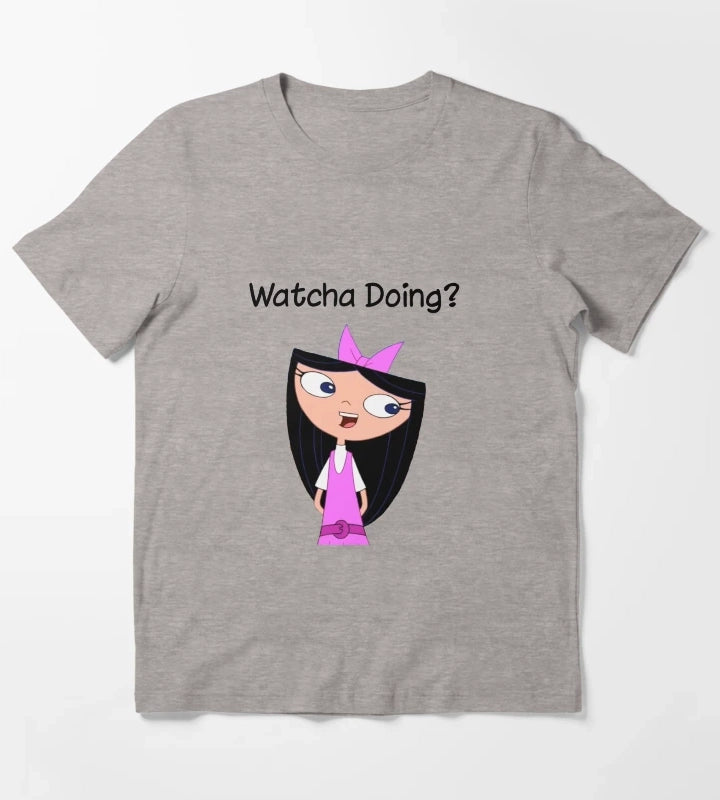 Phineas and Ferb Isabella T-Shirt Heather Grey