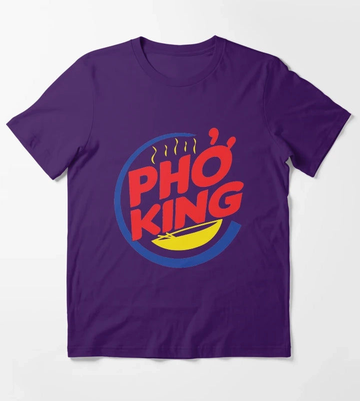 Pho Burger King Logo T-Shirt Purple