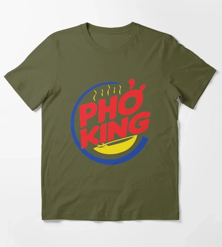 Pho Burger King Logo T-Shirt Olive Green
