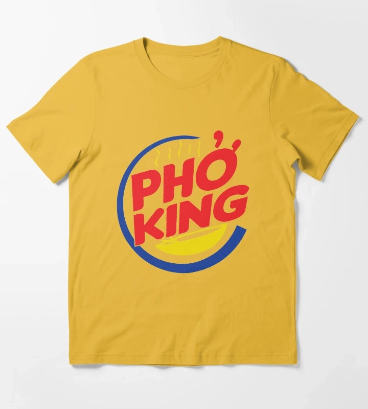 Pho Burger King Logo T-Shirt Yellow